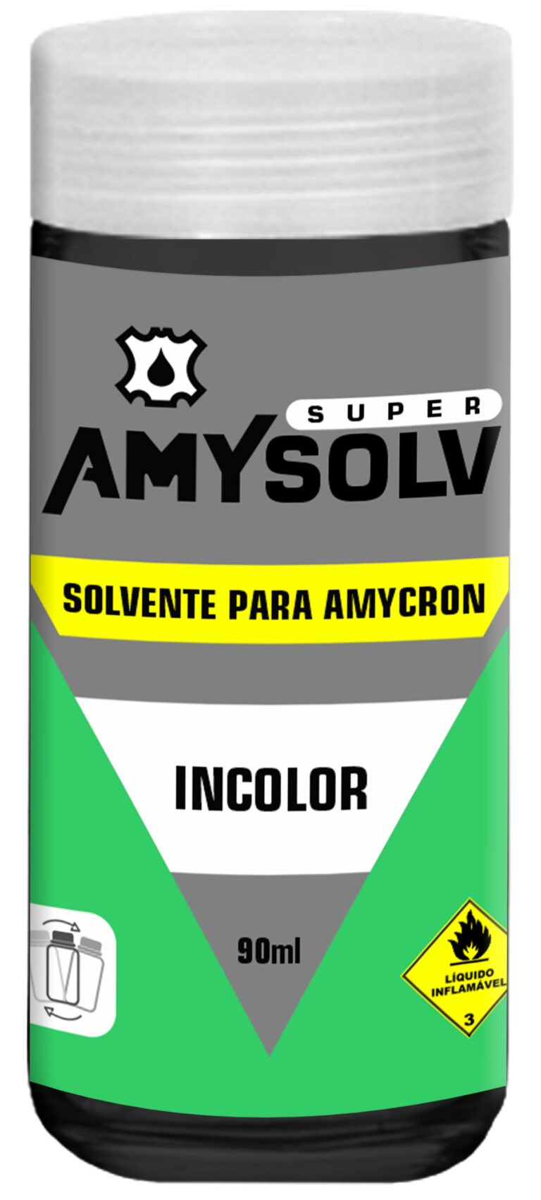 Produto especialmente formulado para limpar superfícies de materiais de couro e sintético. Além disso, ele pode ser usado para afinar ou dissolver AMYCRON e também é eficaz na limpeza de mãos e pincéis.