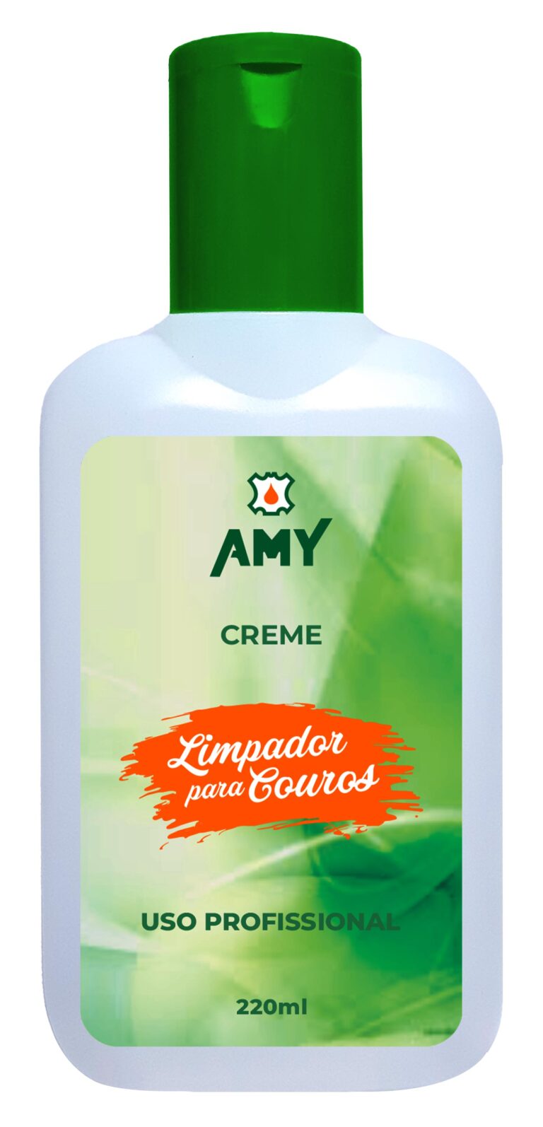 Creme especialmente desenvolvido para limpar artigos de couro.