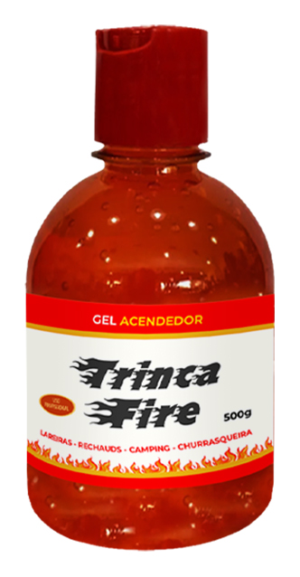 TRINCA FIRE O Gel Acendedor Trinca Fire 80° INPM foi desenvolvido para uso em churrasqueiras, lareiras e rechauds, oferecendo segurança e praticidade para um acendimento rápido. Possui um bico dosador que evita desperdícios, garantindo economia aos usuários.