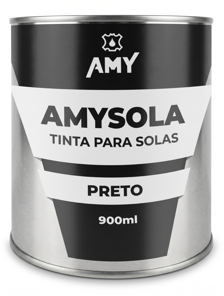TINTA PARA SOLA Tinta especialmente desenvolvida para a pintura de solas. Embalagens 900ml 5 Litros – 20 Litros