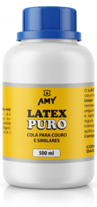 LATEX PURO Produto à base de látex especialmente desenvolvido para colar diversos tipos de couro, oferecendo uma fixação suave que preserva a maleabilidade do material. Embalagens 500ml – 900ml 5 Litros – 20 Litros
