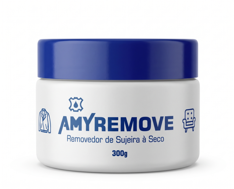 AMY REMOVE Produto especialmente desenvolvido para remover sujeira à seco, sendo altamente eficaz na limpeza do couro. Embalagens 300g