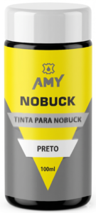 AMY NOBUCK Tinta para Nobuck, recomendada para tingir seus artigos de Nobuck. Com secagem rápida, oferece praticidade e eficiência durante a aplicação. Embalagens 100ml – 500ml – 900ml 5 Litros – 20 Litros